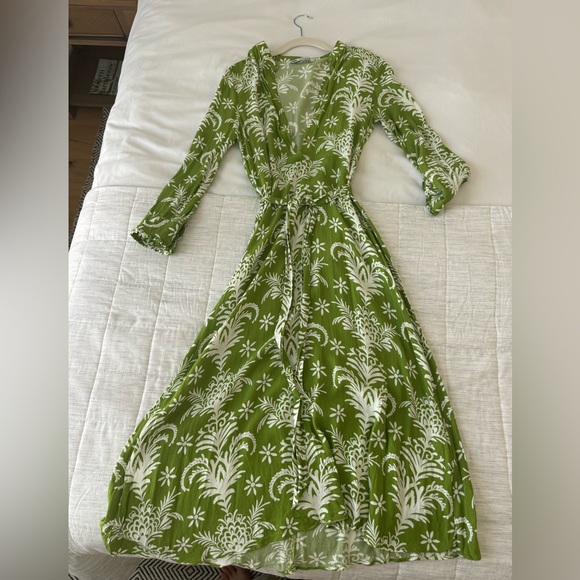 ZARA belted print dress - Picture 8 of 10